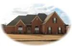 Southern House Plan Front of Home - Griffin  Traditional Ranch Home 087D-0662 - Search House Plans and More