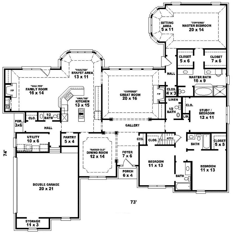Country House Plan First Floor - Salerno Manor Luxury Home 087D-0707 - Shop House Plans and More