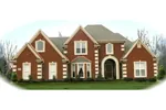 Traditional House Plan Front of Home - Elmham Traditional Home 087D-0753 - Search House Plans and More