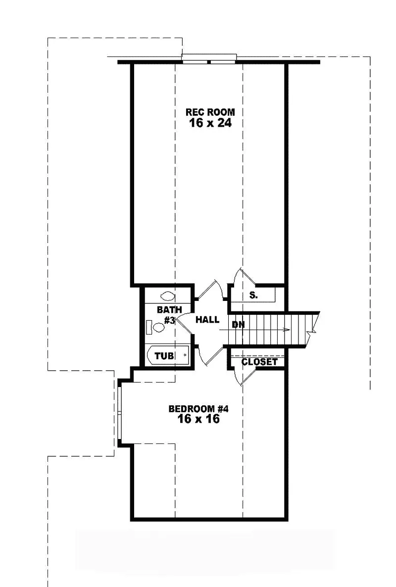 Country House Plan Second Floor - Flynn Point Bungalow Home 087D-0774 - Search House Plans and More