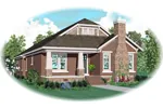 Country House Plan Front of Home - Flynn Point Bungalow Home 087D-0774 - Search House Plans and More