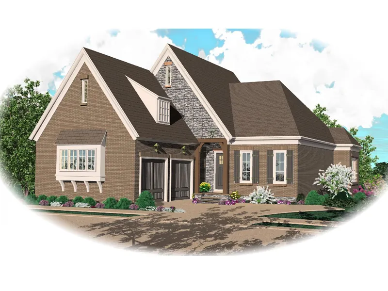 Traditional House Plan Front of Home - Montauk Spring Cottage Home 087D-0782 - Shop House Plans and More