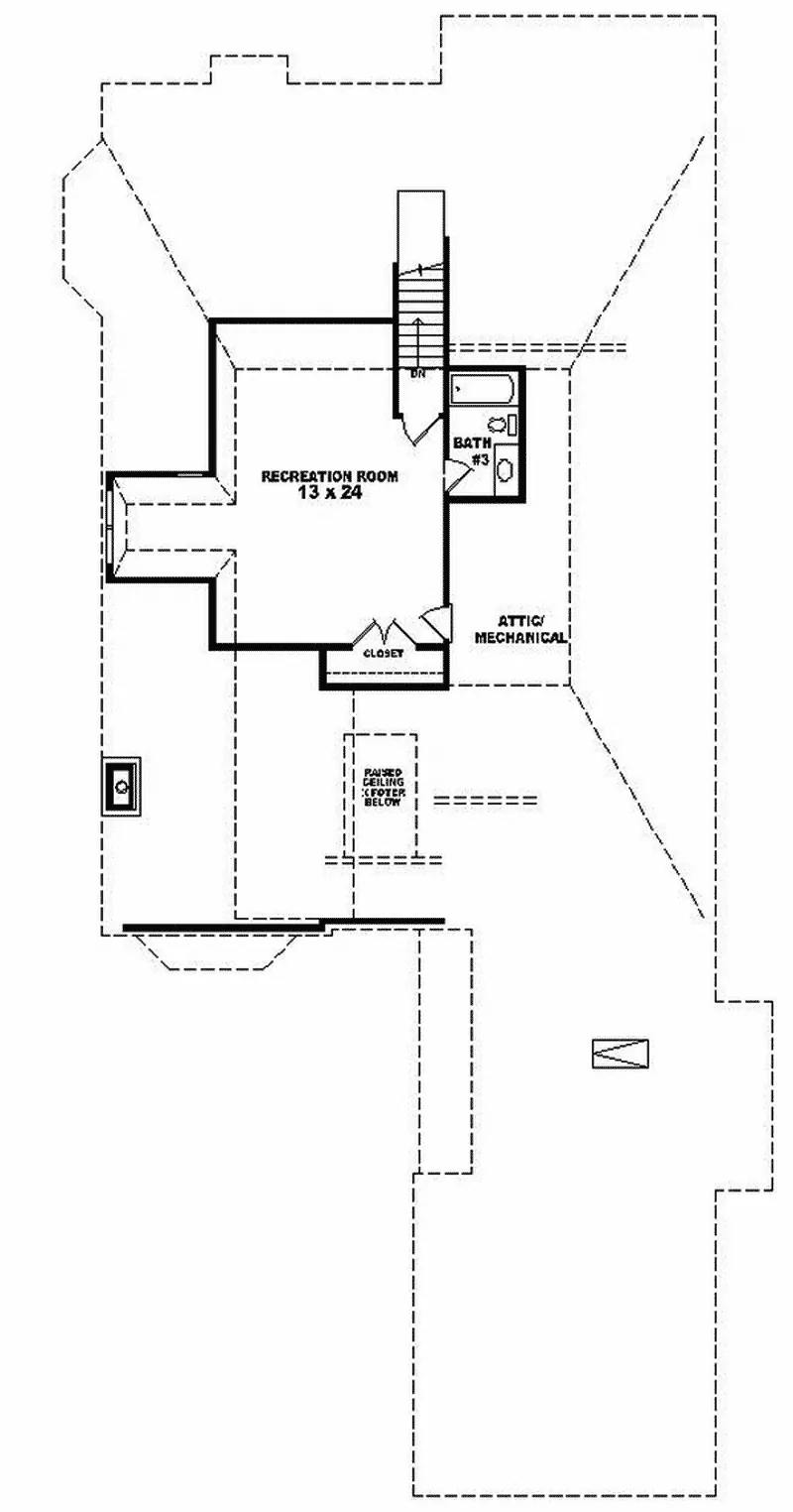 European House Plan Second Floor - Paquerette European Home 087D-0801 - Shop House Plans and More