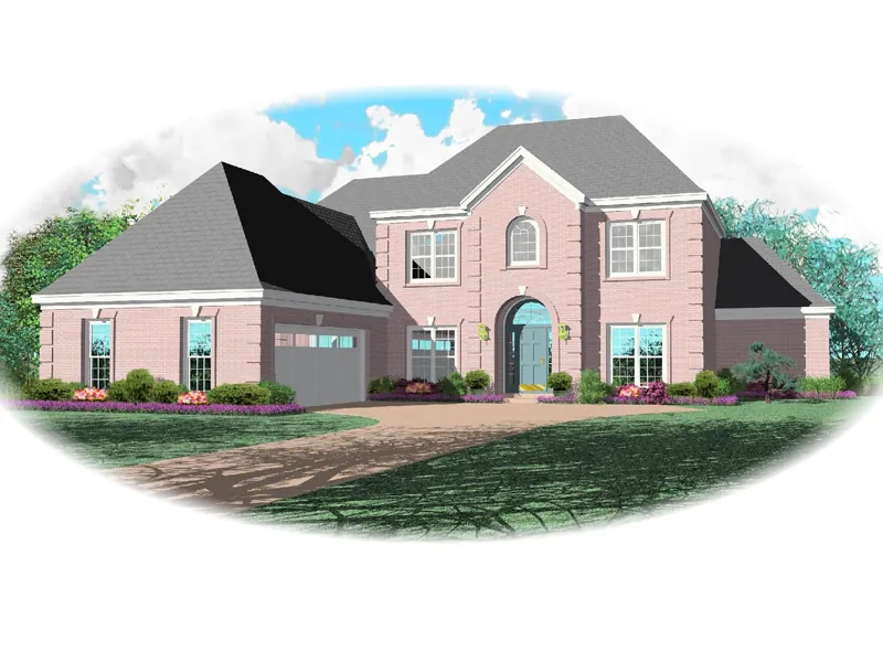 Southern House Plan Front of Home - Purcell Point Traditional Home 087D-0803 - Shop House Plans and More