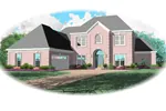 Southern House Plan Front of Home - Purcell Point Traditional Home 087D-0803 - Shop House Plans and More