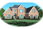 European House Plan Front of Home - Shadowview Traditional Home 087D-0866 - Shop House Plans and More