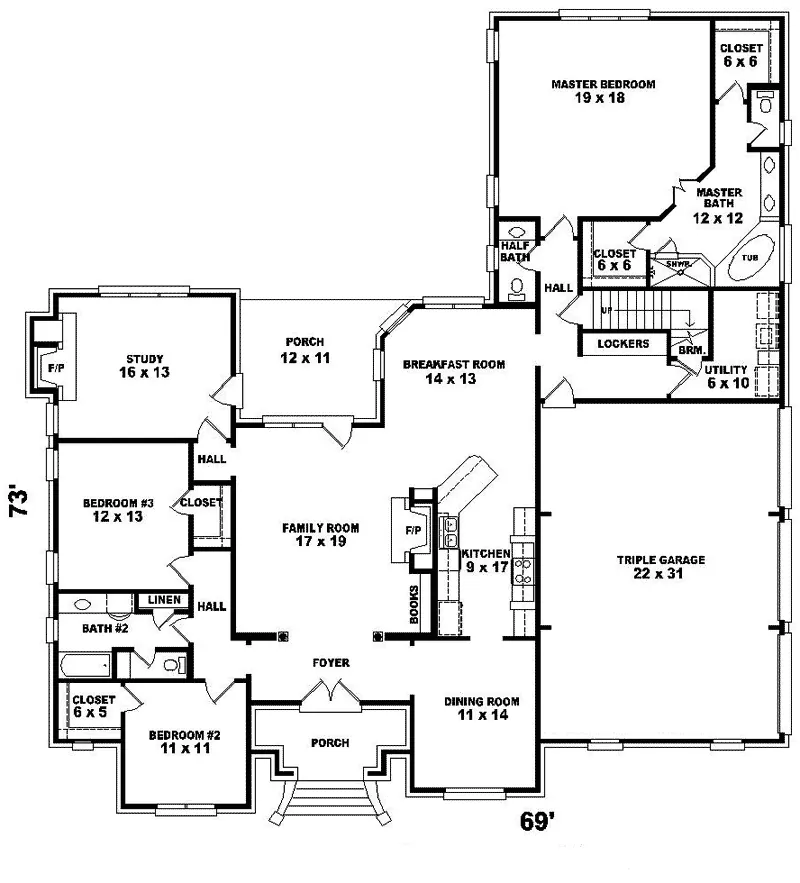 Luxury House Plan First Floor - Kennebeck European Home 087D-0892 - Search House Plans and More