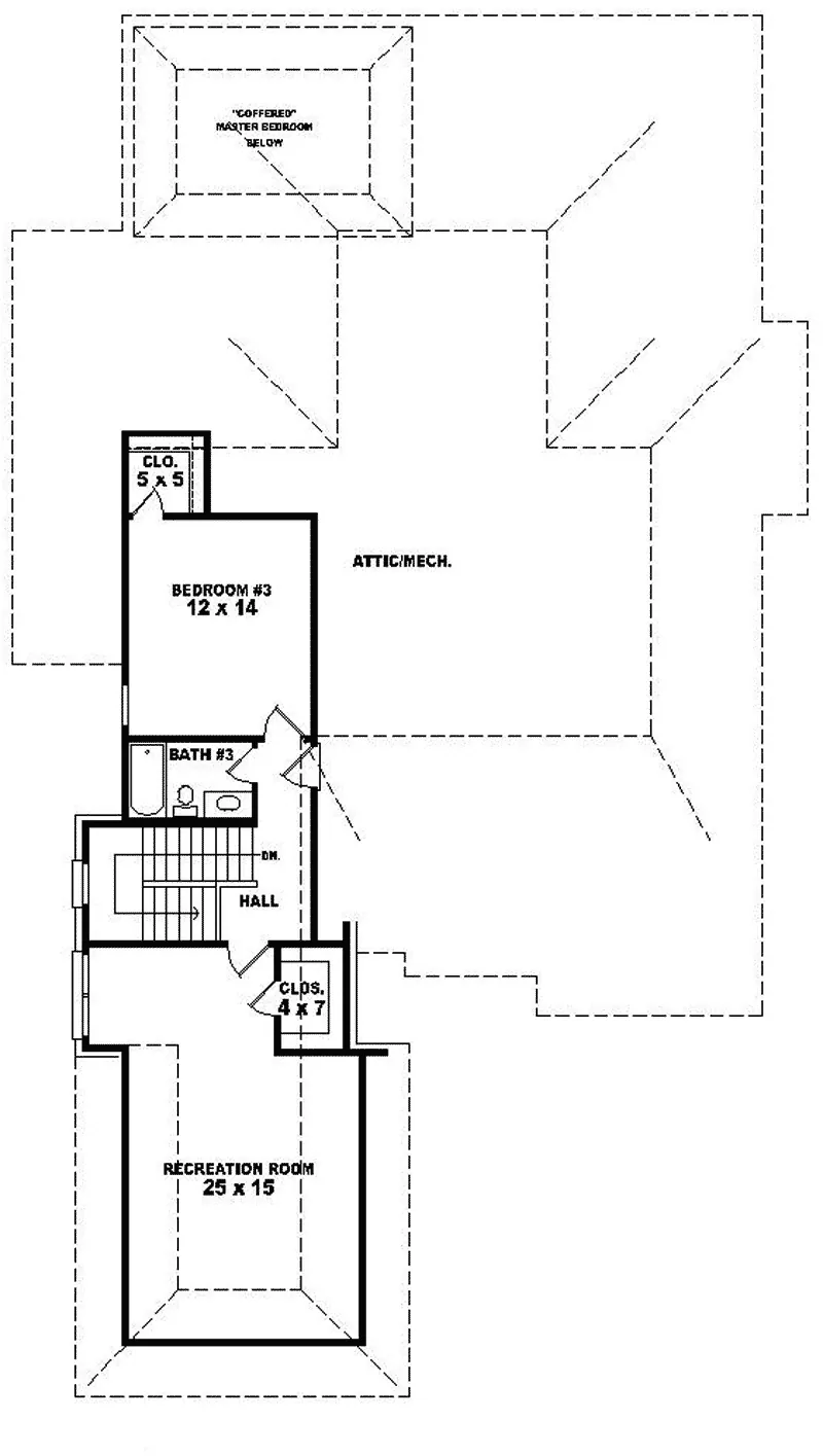 European House Plan Second Floor - Dionna Elegant European Home 087D-0898 - Search House Plans and More