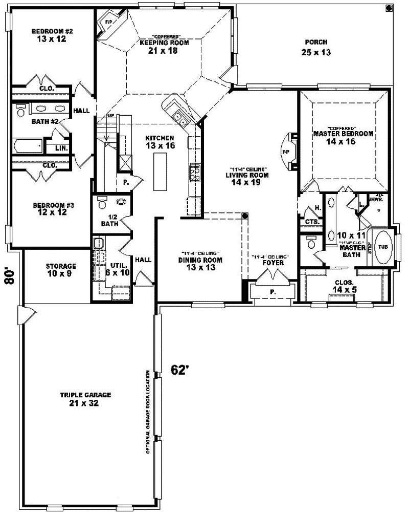 European House Plan First Floor - Cabanne Place European Home 087D-0903 - Search House Plans and More