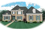 Country House Plan Front of Home - Ingalls Point Luxury Home 087D-0938 - Search House Plans and More