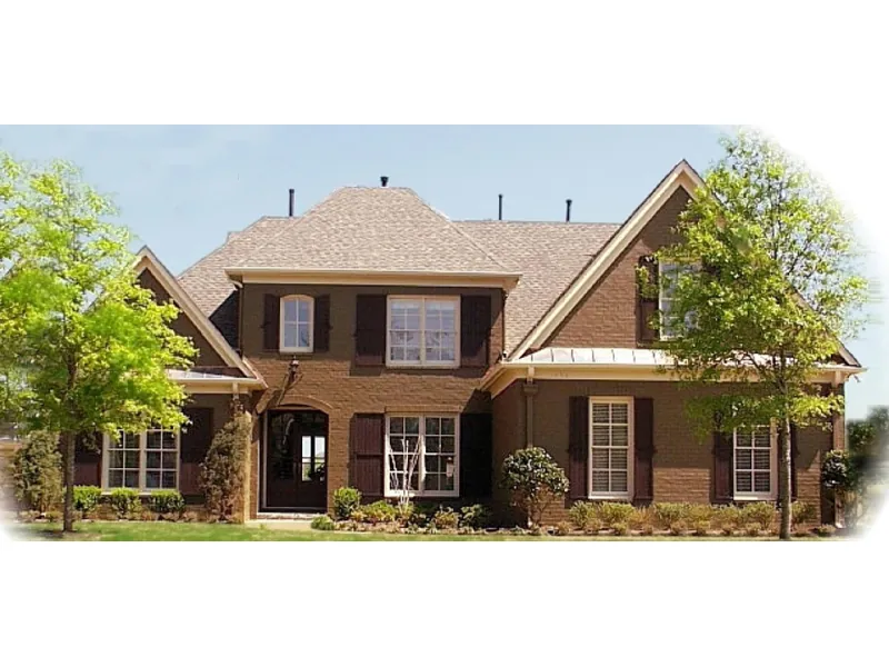 Luxury House Plan Front of Home - Calabria Traditional Home 087D-0975 - Search House Plans and More