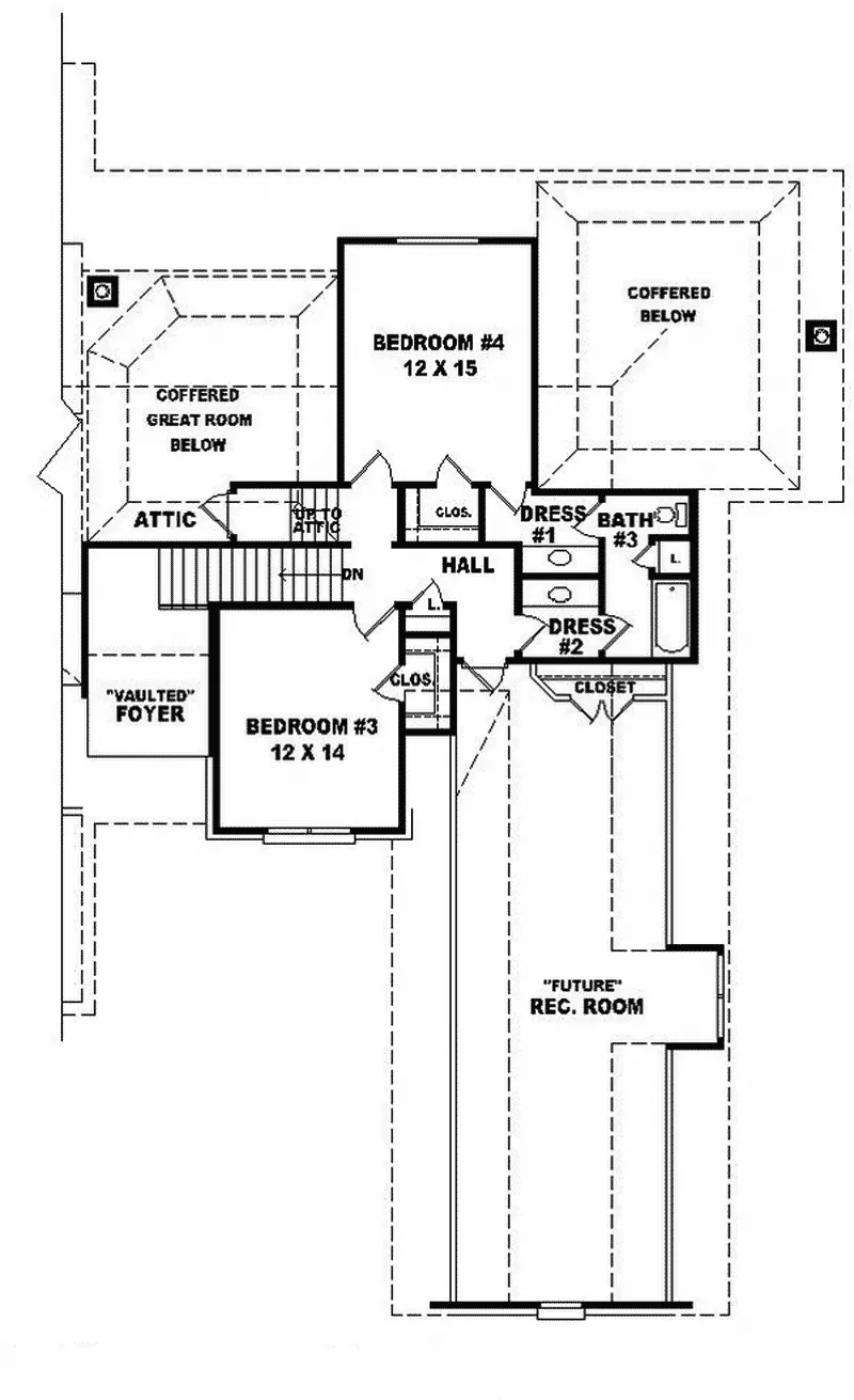 Luxury House Plan Second Floor - Schaller Craftsman Home 087D-1004 - Shop House Plans and More