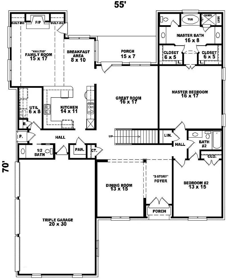 Luxury House Plan First Floor - Glennoble European Home 087D-1007 - Search House Plans and More
