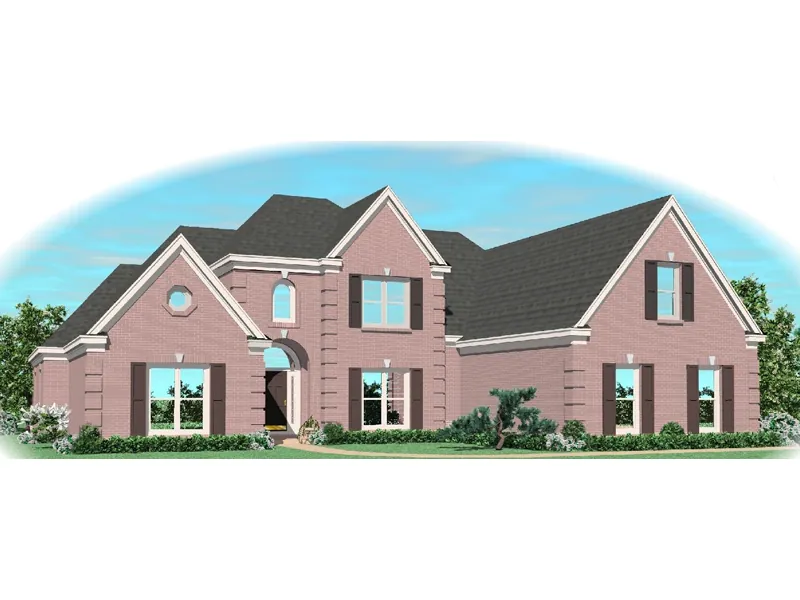 Southern House Plan Front of Home - Huntsport Luxury Home 087D-1031 - Search House Plans and More