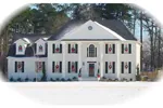 Plantation House Plan Front of Home - Gillette Colonial Home 087D-1288 - Search House Plans and More