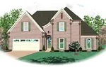 Traditional House Plan Front of Home - Rossclare Traditional Home 087D-1338 - Shop House Plans and More