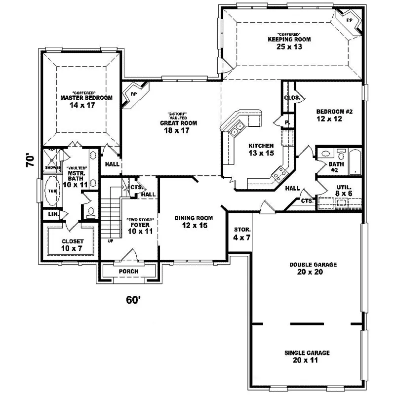 Country House Plan First Floor - Antwerp Luxury Home 087D-1396 - Search House Plans and More