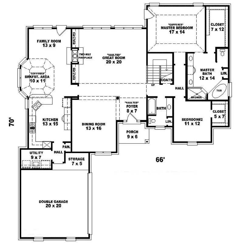 European House Plan First Floor - Clovis European Home 087D-1636 - Search House Plans and More