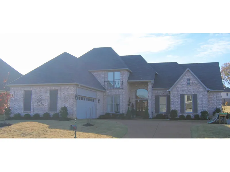 European House Plan Front of Home - Clovis European Home 087D-1636 - Search House Plans and More