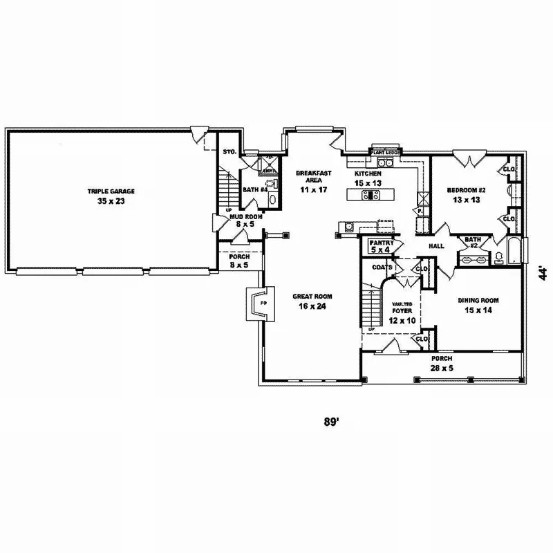 Luxury House Plan First Floor - Perotti Country Home 087D-1678 - Shop House Plans and More