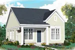 Cabin & Cottage House Plan Front of House 087D-1685