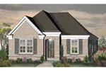Traditional House Plan Front of House 087D-1686