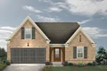 Arts & Crafts House Plan Front of House 087D-1690