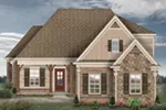 Traditional House Plan Front of House 087D-1694