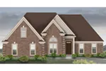 Traditional House Plan Front of House 087D-1696