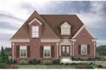 Ranch House Plan Front of House 087D-1697
