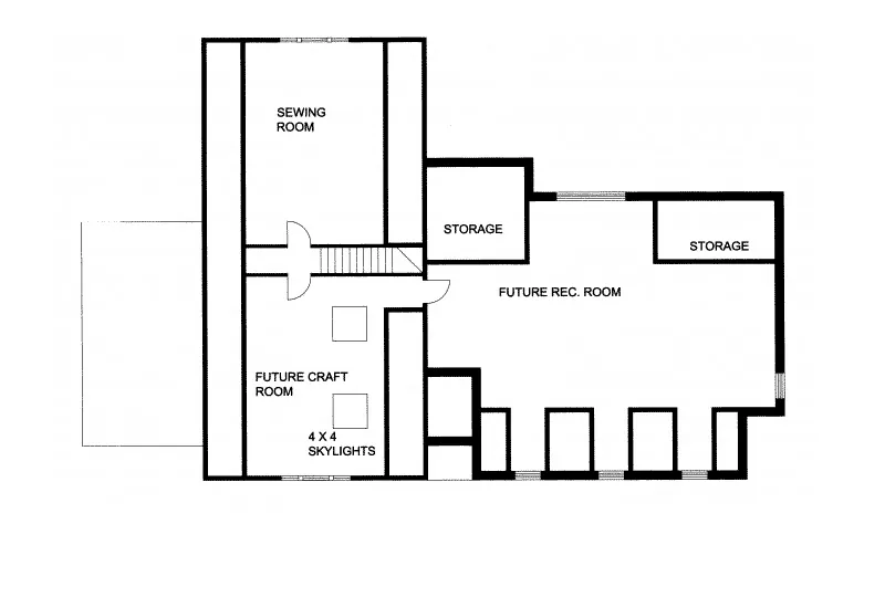 Traditional House Plan Bonus Room - Calgary Country Ranch Home 088D-0081 - Search House Plans and More