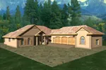 L-Shaped Luxury Ranch House Perfect For Sunbelt Regions