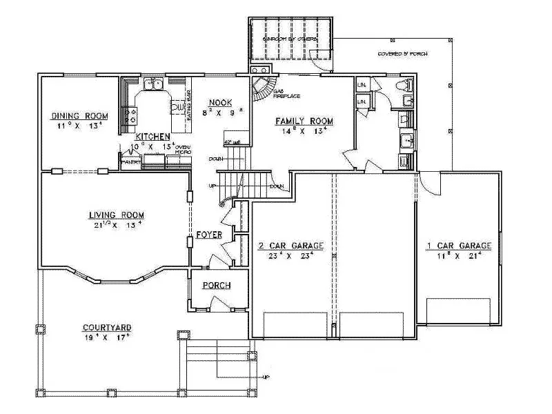 Traditional House Plan First Floor - Stella Manor Luxury Home 088D-0176 - Shop House Plans and More