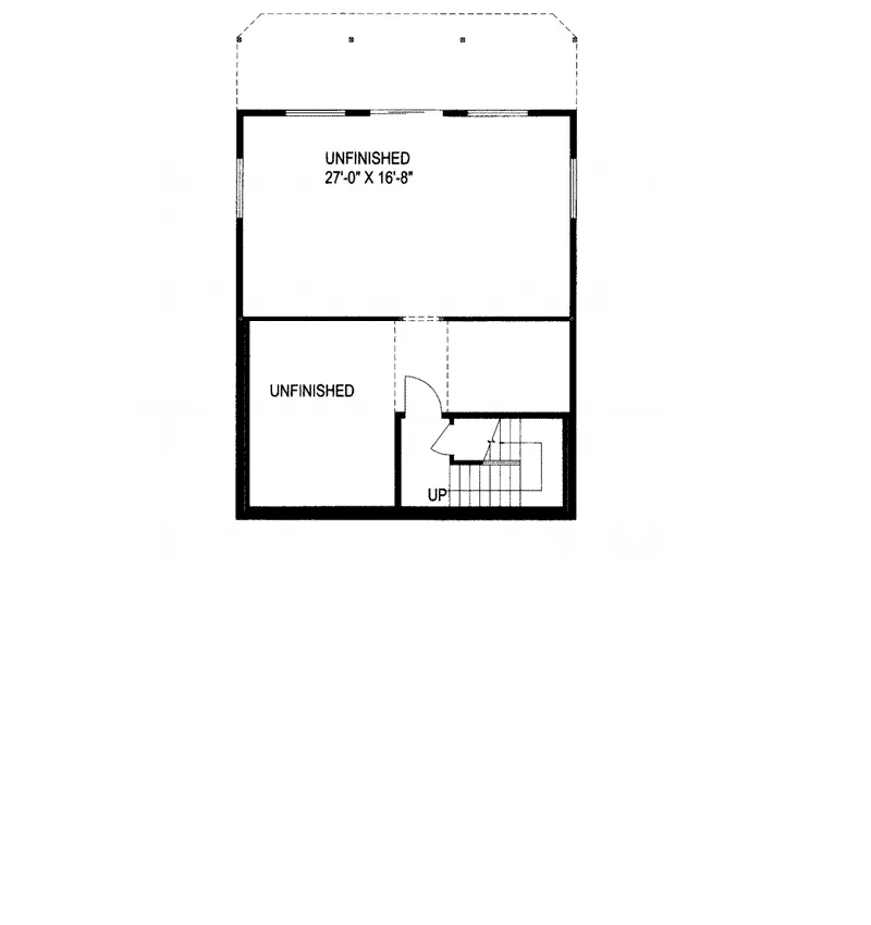 Lake House Plan Lower Level Floor - Kimball Contemporary Home 088D-0218 - Search House Plans and More
