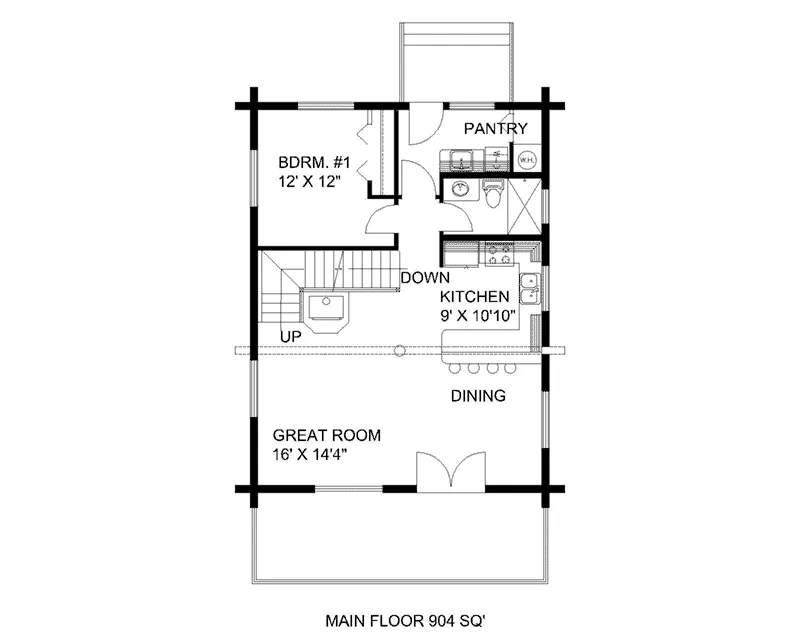 First Floor - 088D-0399 - Shop House Plans and More