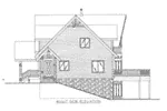 Log House Plan Right Elevation - 088D-0408 - Shop House Plans and More
