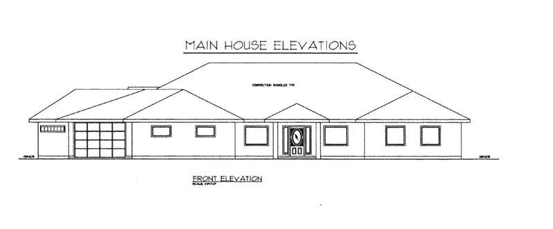 Modern House Plan Front Elevation - 088D-0418 - Shop House Plans and More