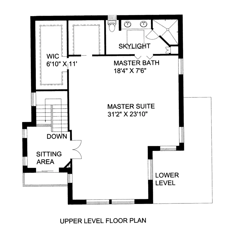 Adobe House Plans & Southwestern Home Design Second Floor - 088D-0436 - Shop House Plans and More