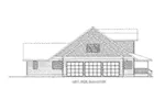 Mountain House Plan Left Elevation - 088D-0445 - Shop House Plans and More
