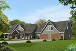 Southwestern House Plan Front of House 088D-0614