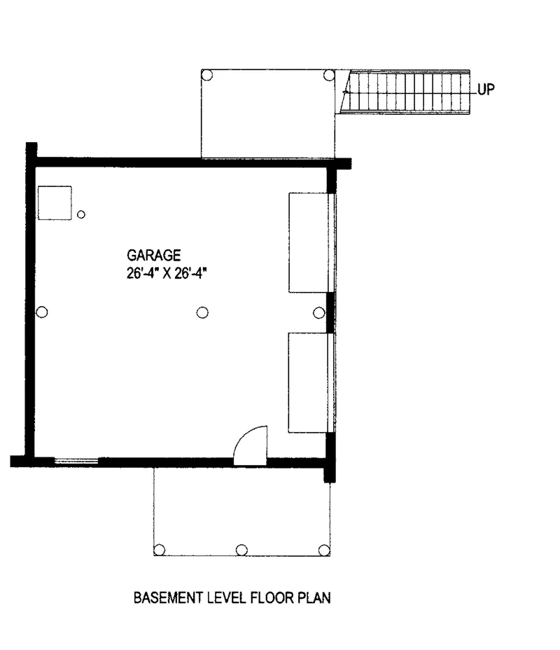 Country House Plan Lower Level Floor - 088D-0634 - Shop House Plans and More