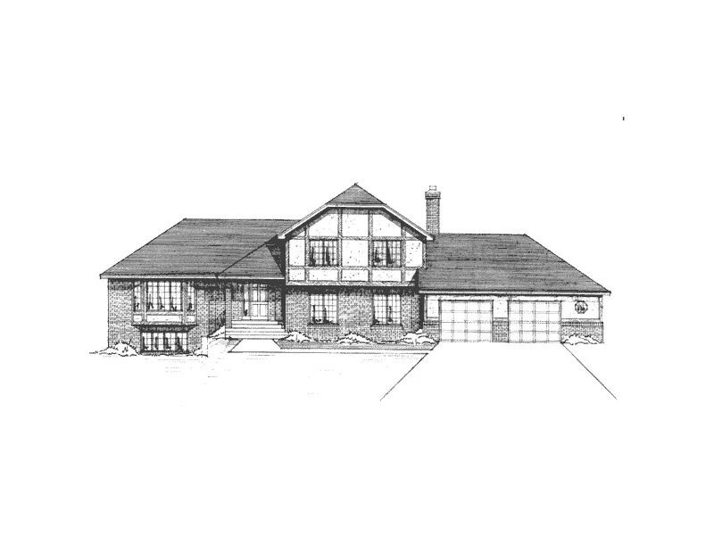 Tudor Style Home Features Timber And Brick Façade