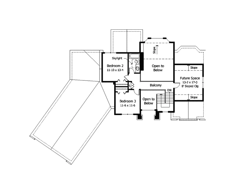 European House Plan Second Floor - Almira European Home 091D-0176 - Search House Plans and More