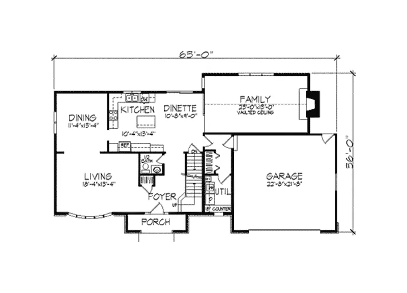 European House Plan First Floor - Ansbach Creek Traditional Home 091D-0204 - Search House Plans and More