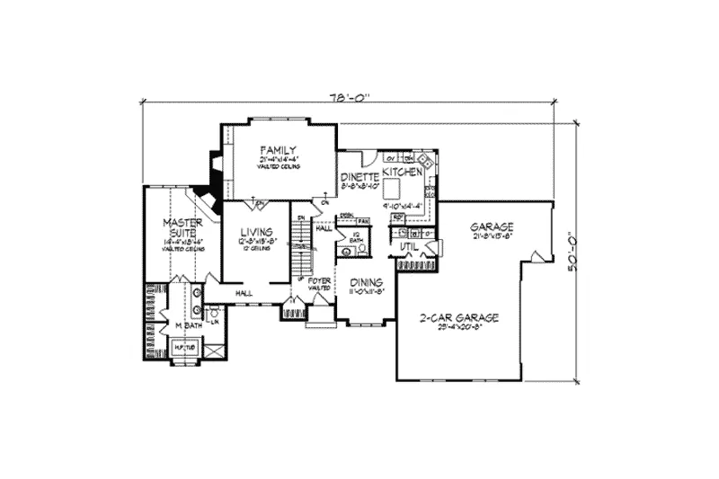 Country House Plan First Floor - Charlene Cove Country Home 091D-0281 - Search House Plans and More