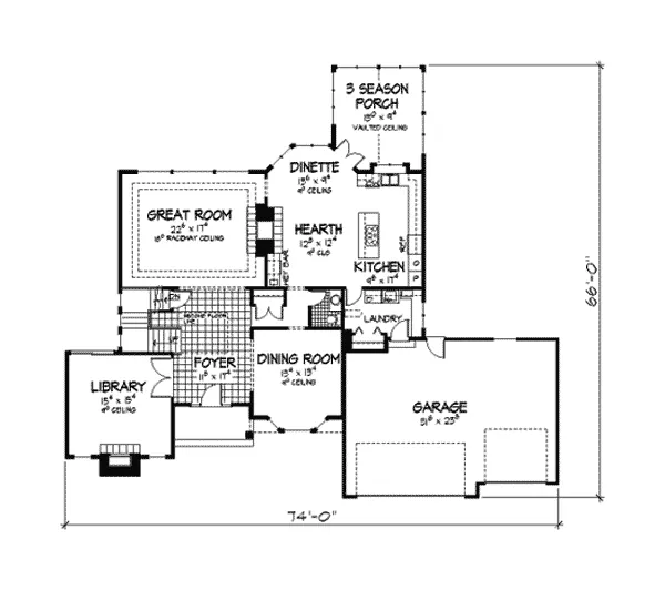 Luxury House Plan First Floor - Fletcher Place Tudor Home 091D-0288 - Search House Plans and More