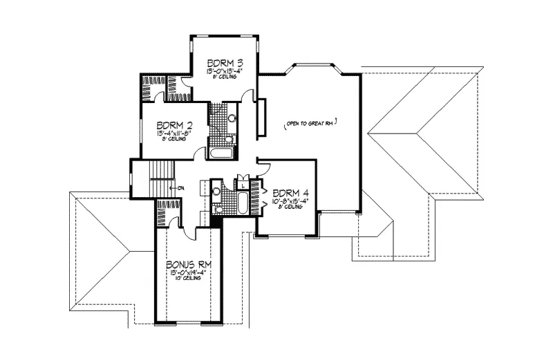 Traditional House Plan Second Floor - Veracruz Luxury Home 091D-0338 - Shop House Plans and More