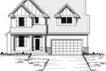 Craftsman Style Two-Story House Has Vertical Siding