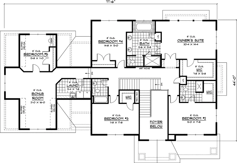 Shingle House Plan Second Floor - Ethan Manor Luxury Home 091D-0410 - Search House Plans and More