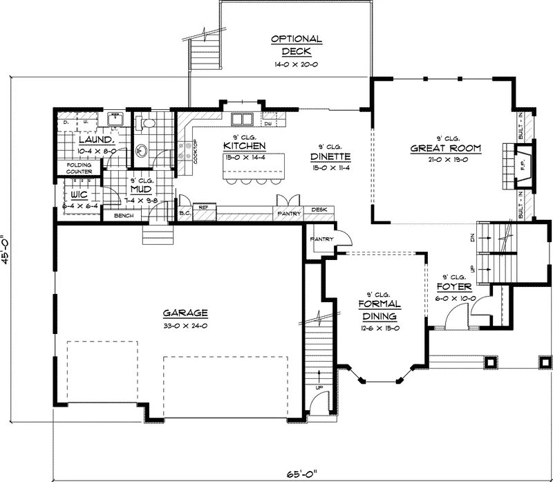 Neoclassical House Plan First Floor - Gabrielle Traditional Home 091D-0452 - Search House Plans and More